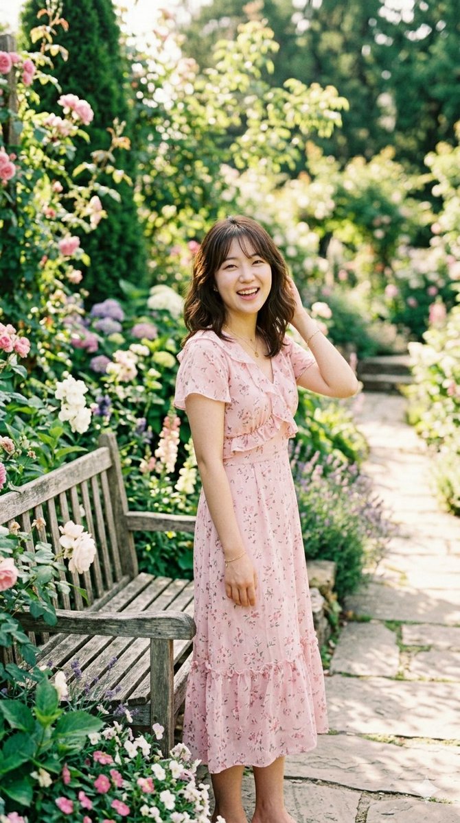 Sunlit Garden Portrait 3
