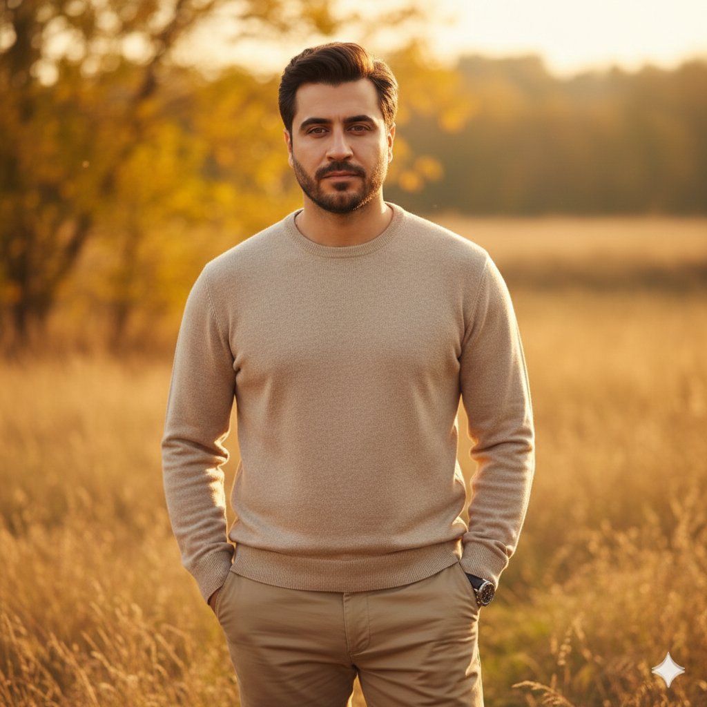 Golden Hour Fashion Portrait of a South Asian Man 2