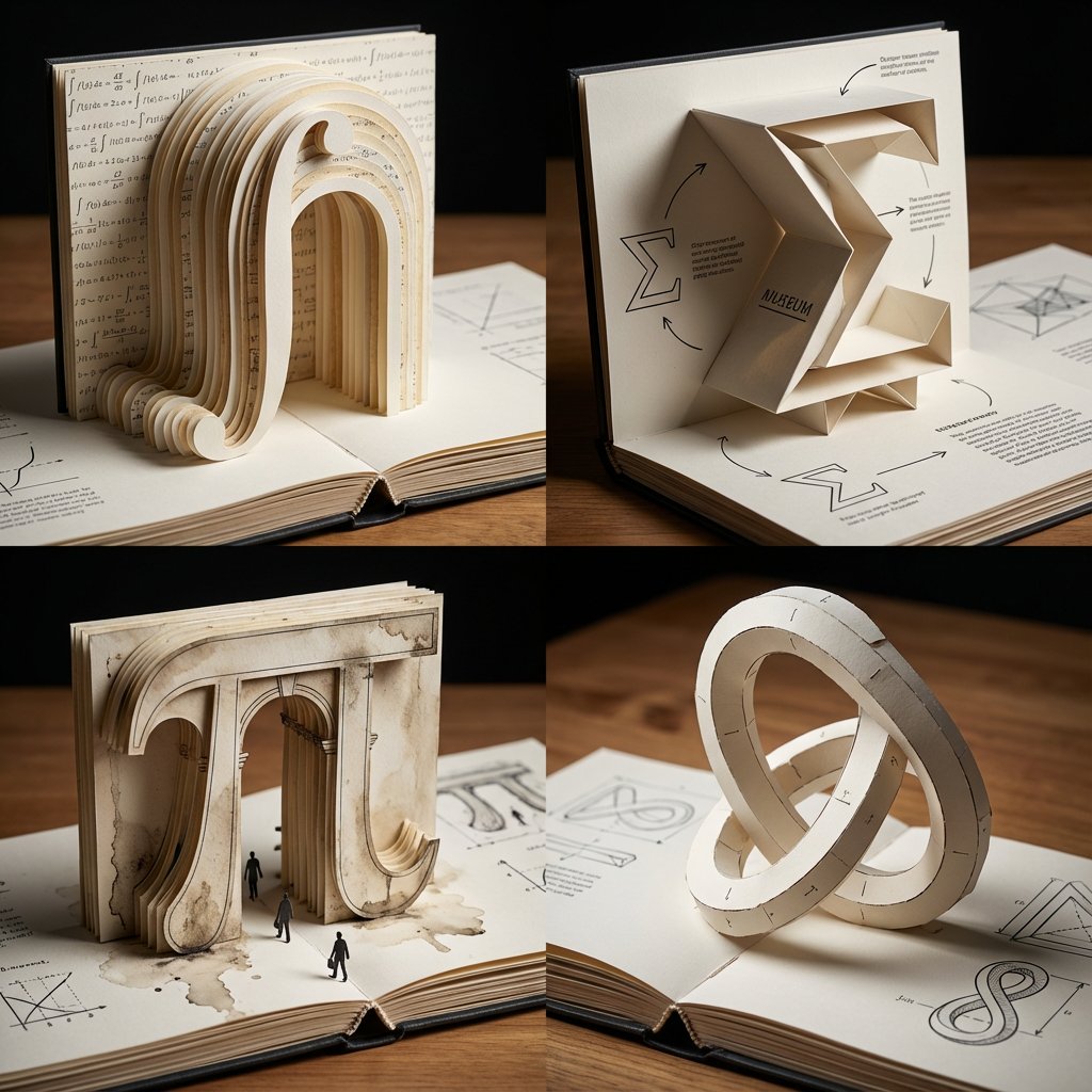 Pop-Up Paper Engineering of Mathematical Symbols 1
