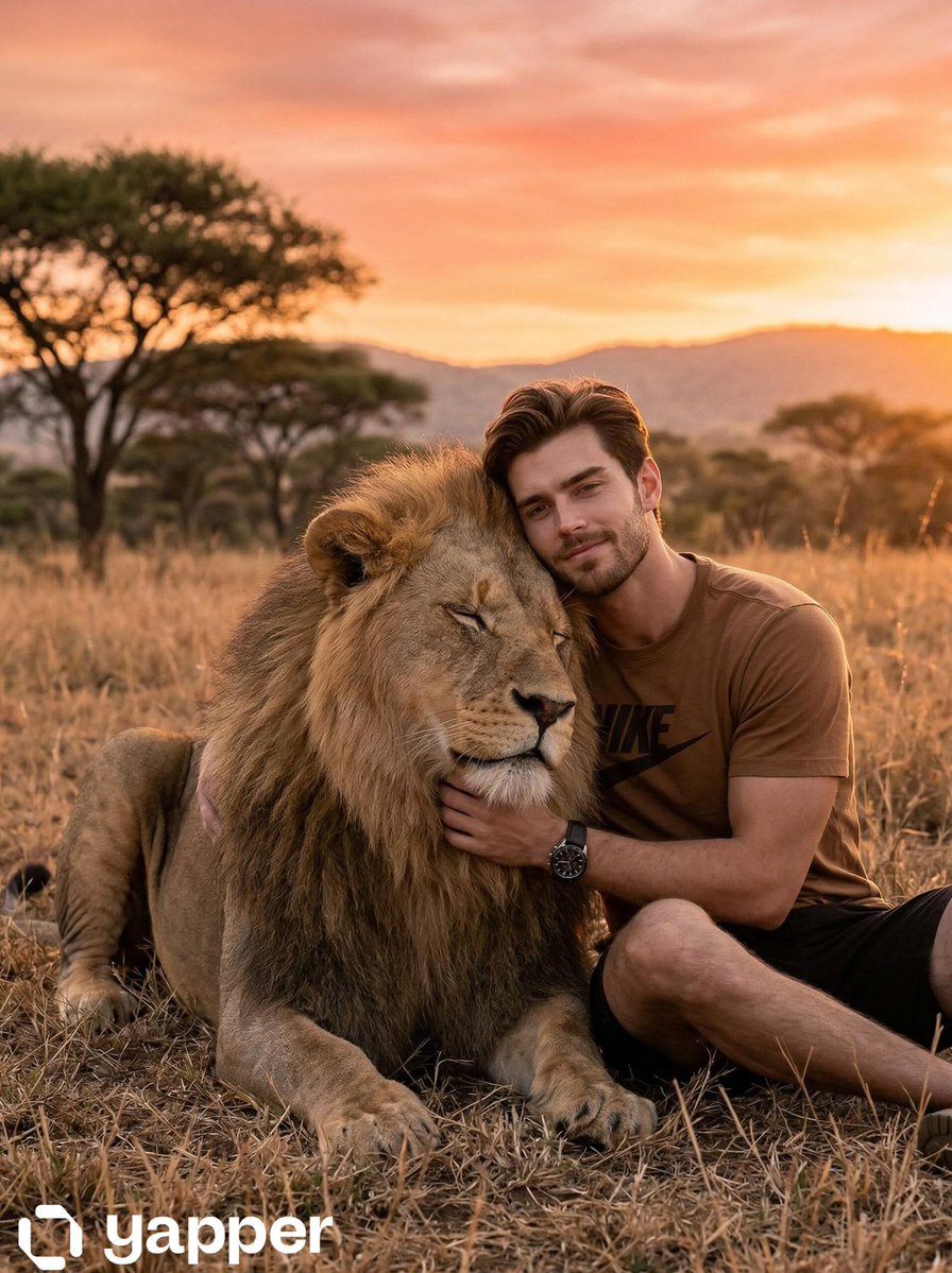 Cinematic Golden-Hour Scene in the African Savanna 1