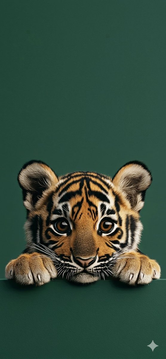 4K Wallpaper Prompt of a Baby Tiger Cub using Gemini Nano Banana Pro 1