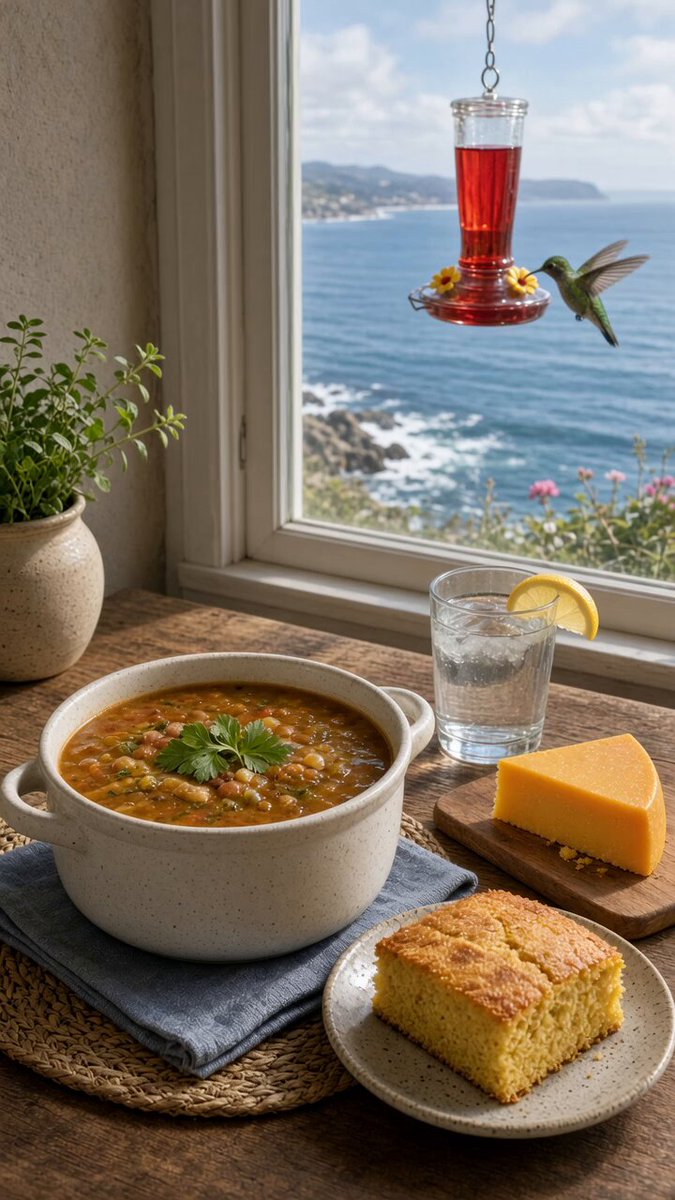 Seaside Table Setting Video Prompt