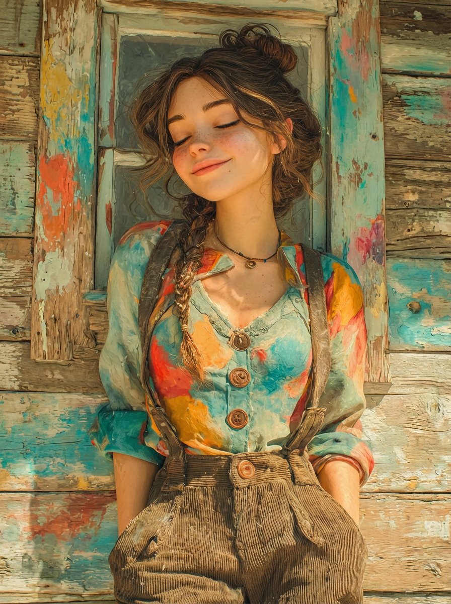 Dual Prompts: Painterly Portrait and Pixar-Style 3D Character 2