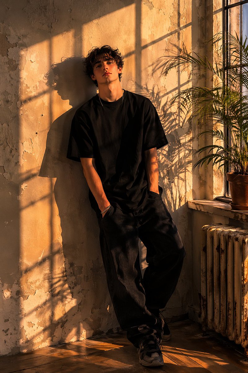 Dramatic Interior Fashion Portrait 2