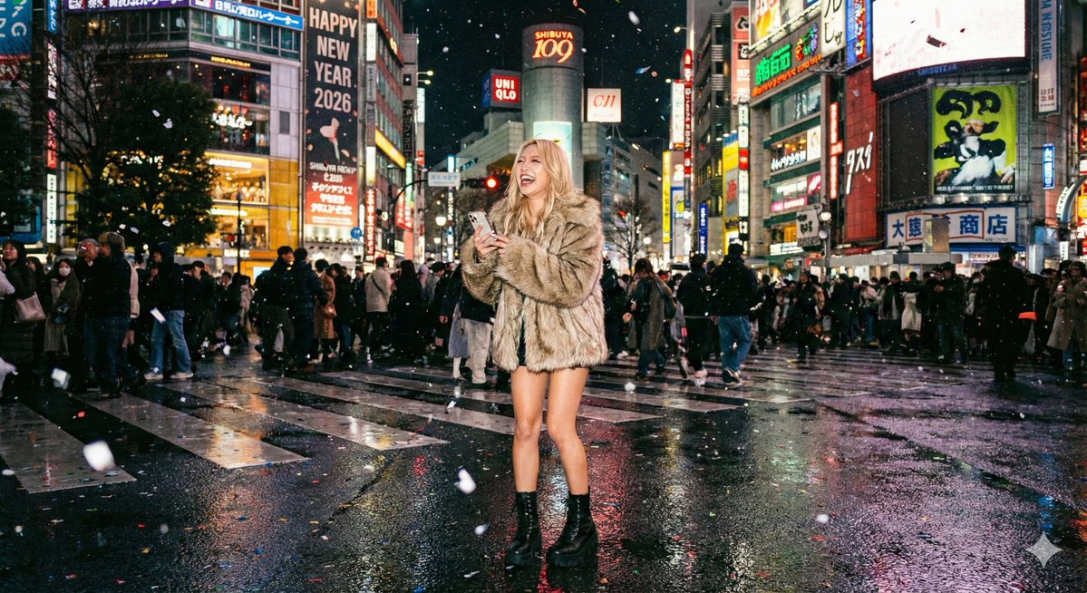 Shibuya New Year's Eve Beauty 1