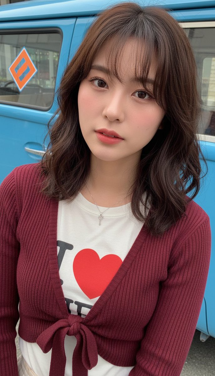 East Asian Woman Realistic Selfie 4