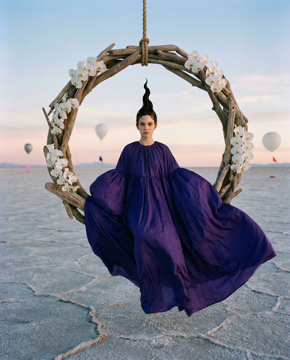 Violet Dreams Surreal Fashion Editorial 2