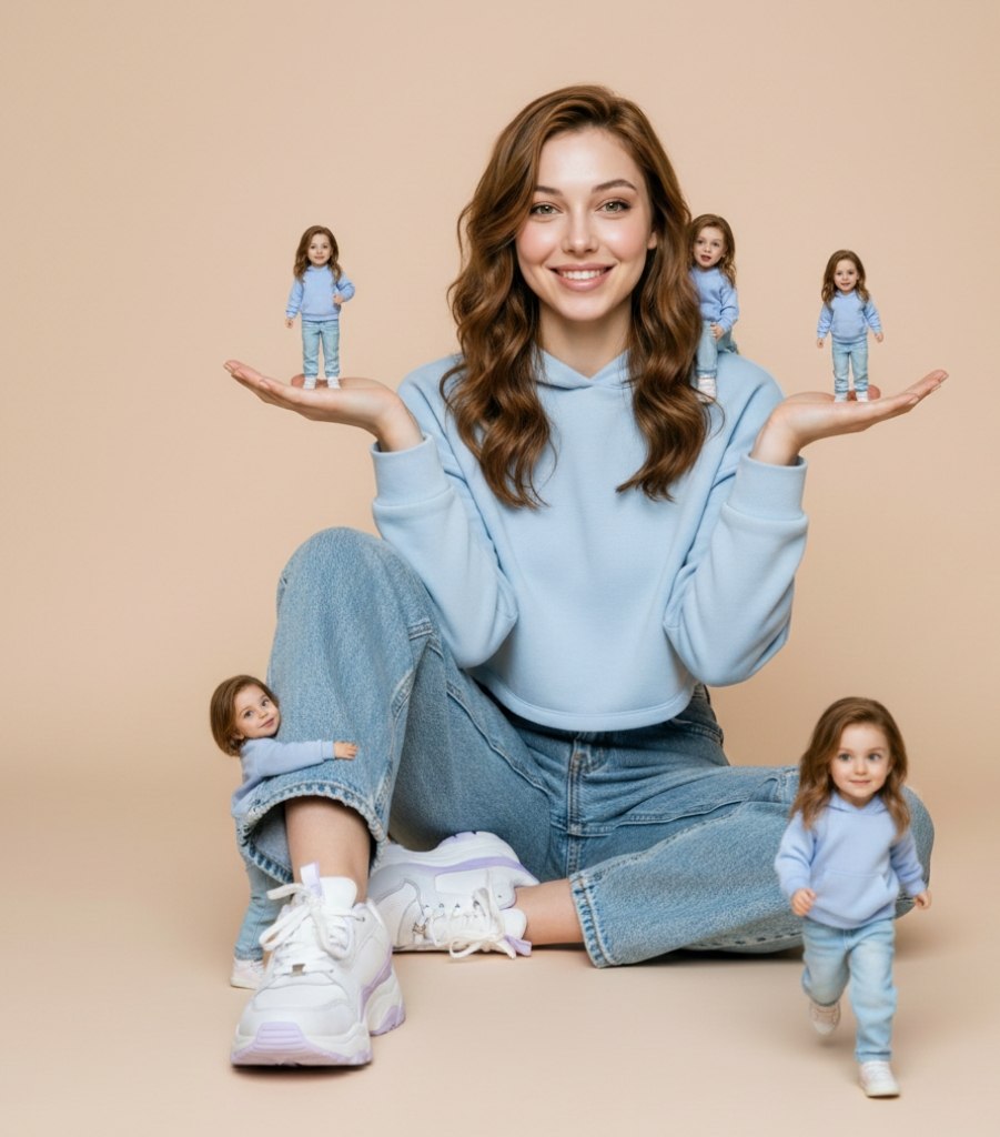 Ultra-Realistic Miniature Clone Studio Portrait 2