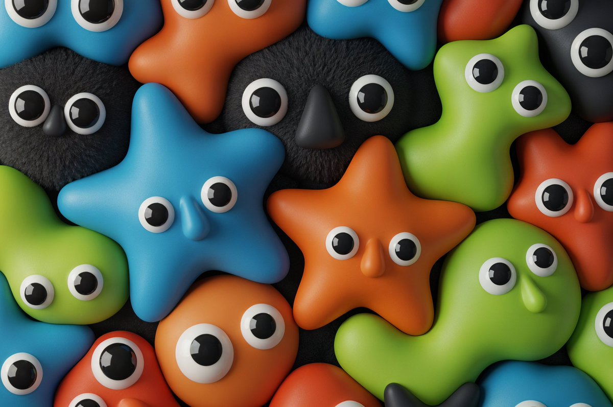 Neo-Skeuomorphism Crowd Scene Prompt 1