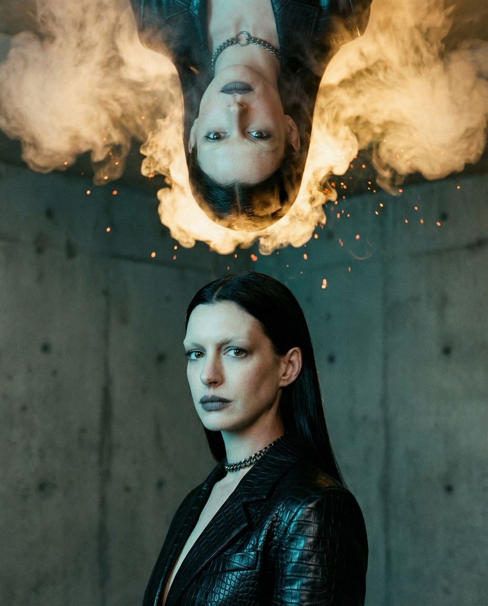 Surreal Brutalist Editorial Portrait 2