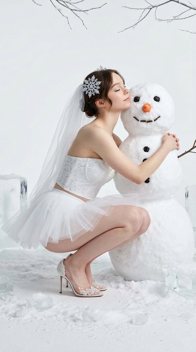 Winter Fantasy Editorial with Emma Myers Lookalike 2