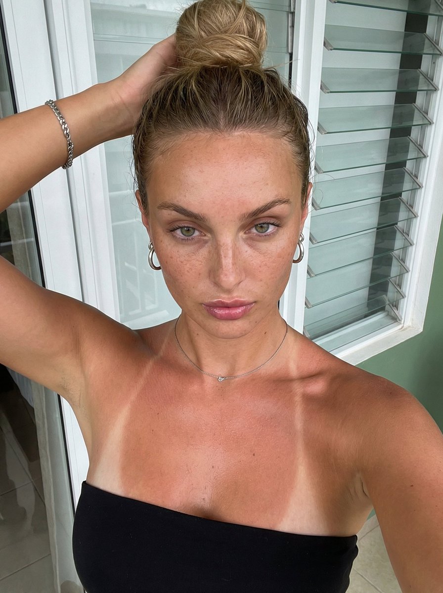 Hyper-Realistic Selfie with Tan Lines Prompt 2