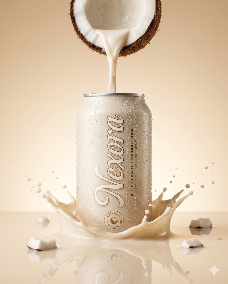 Ultra-realistic Beverage Product Photography Prompt 4
