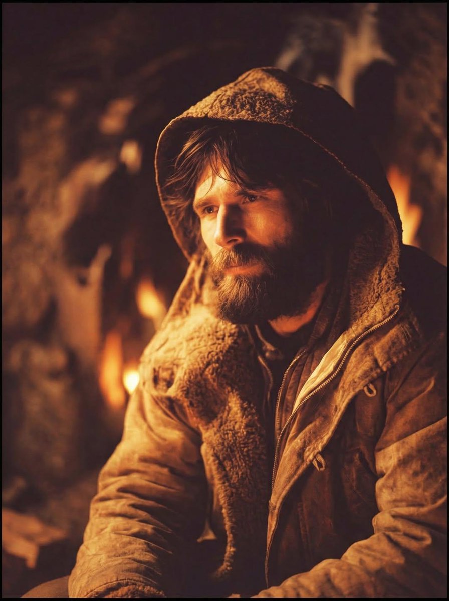 Cinematic Portrait of a Rugged Survivalist Prompt 1