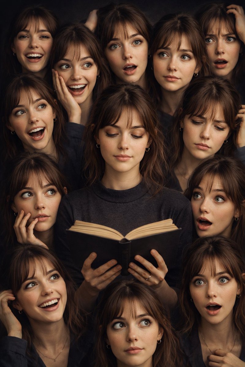 Cinematic Composite Portrait of Multiple Emotional Selves 2