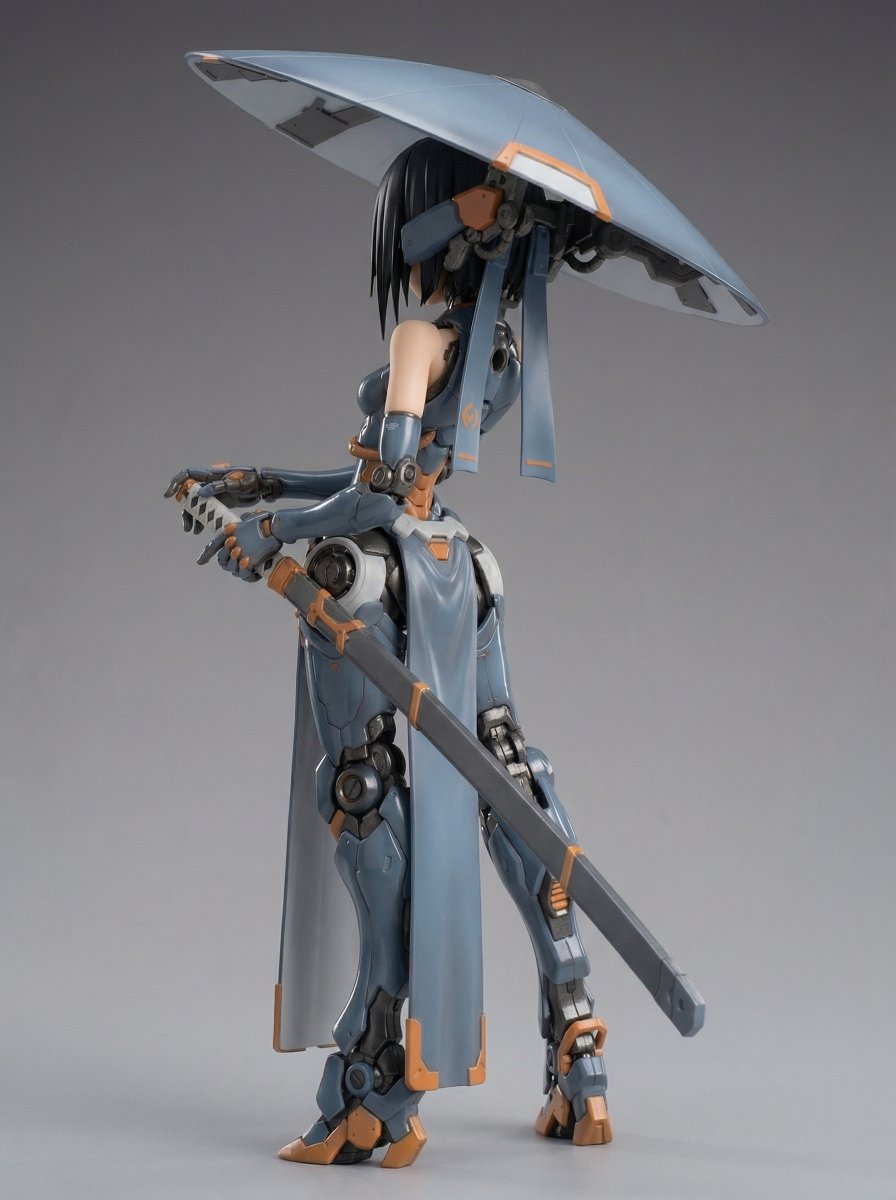 Mecha Girl figure concept generated by Nano Banana Pro 2