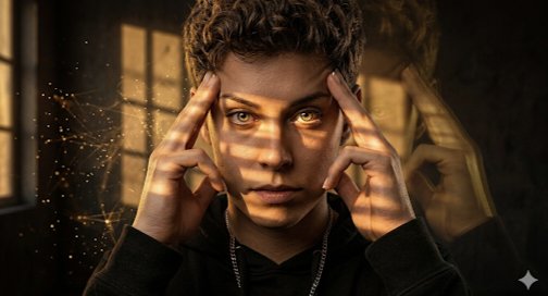 Chiaroscuro Psychic Concentration Portrait 1