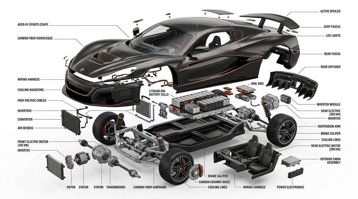 Exploded View Infographic Diagram Prompt 2