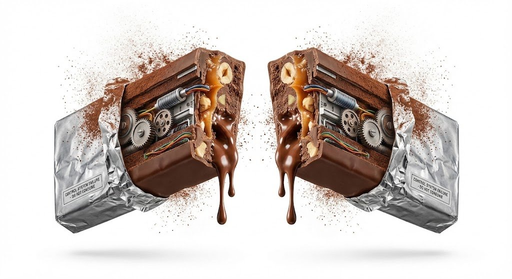 Advertising Visual Prompt: Chocolate Bar Process Display 1
