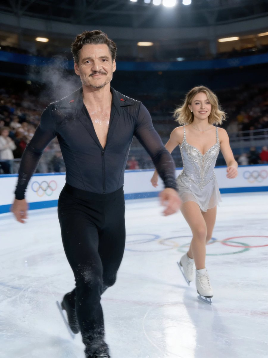Documentary-Style Figure Skating Photo of Celebrities 1