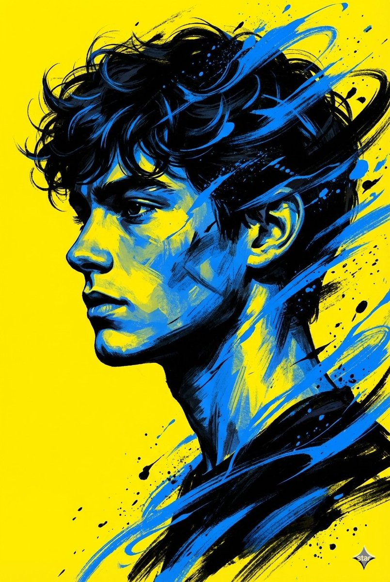 Digital Painterly Portrait with Street Art Feel 1