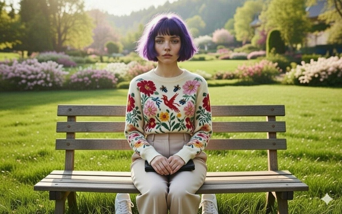 Wareen - The Girl in the Purple Bob 1