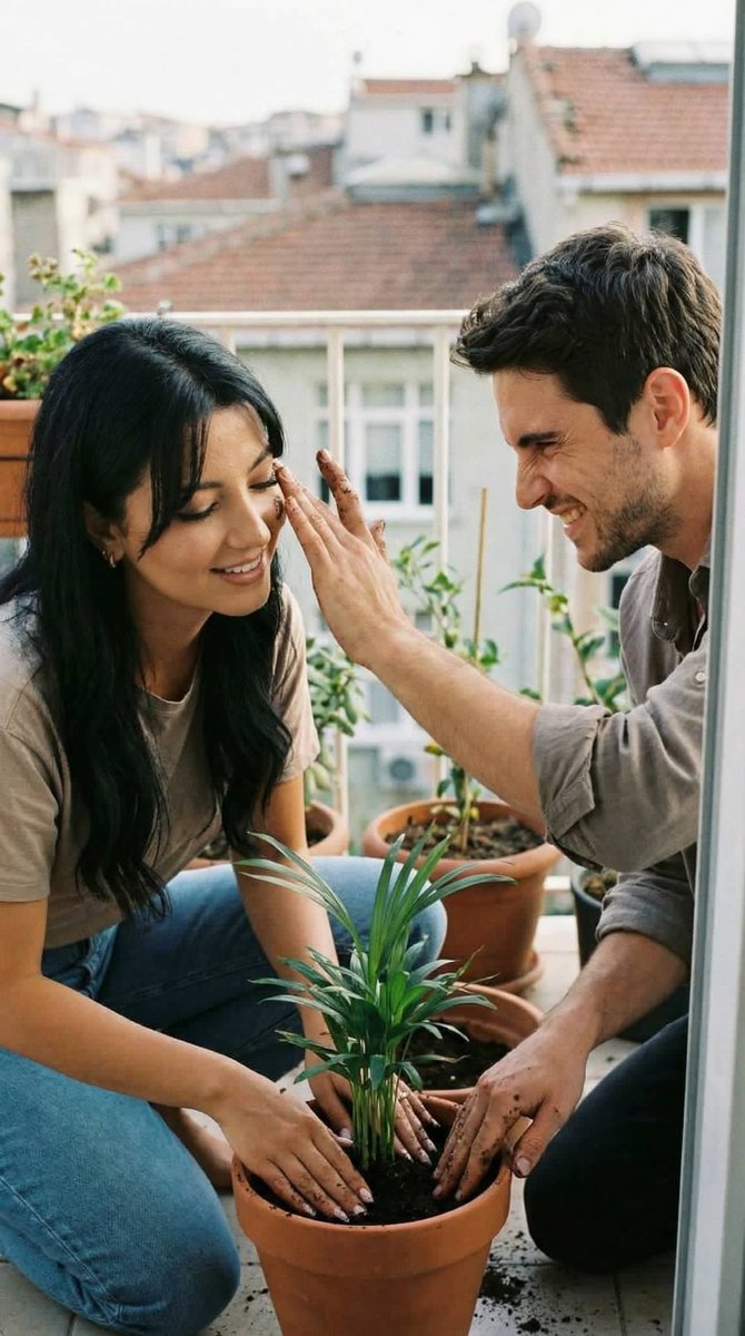 Candid Photoreal Plant Planting Scene Prompt 1