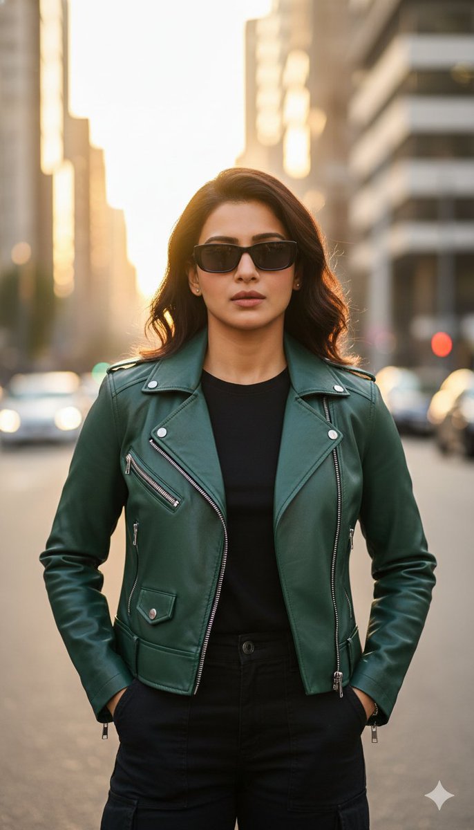 Ultra-Realistic Golden Hour City Street Portrait (Face Lock) 3