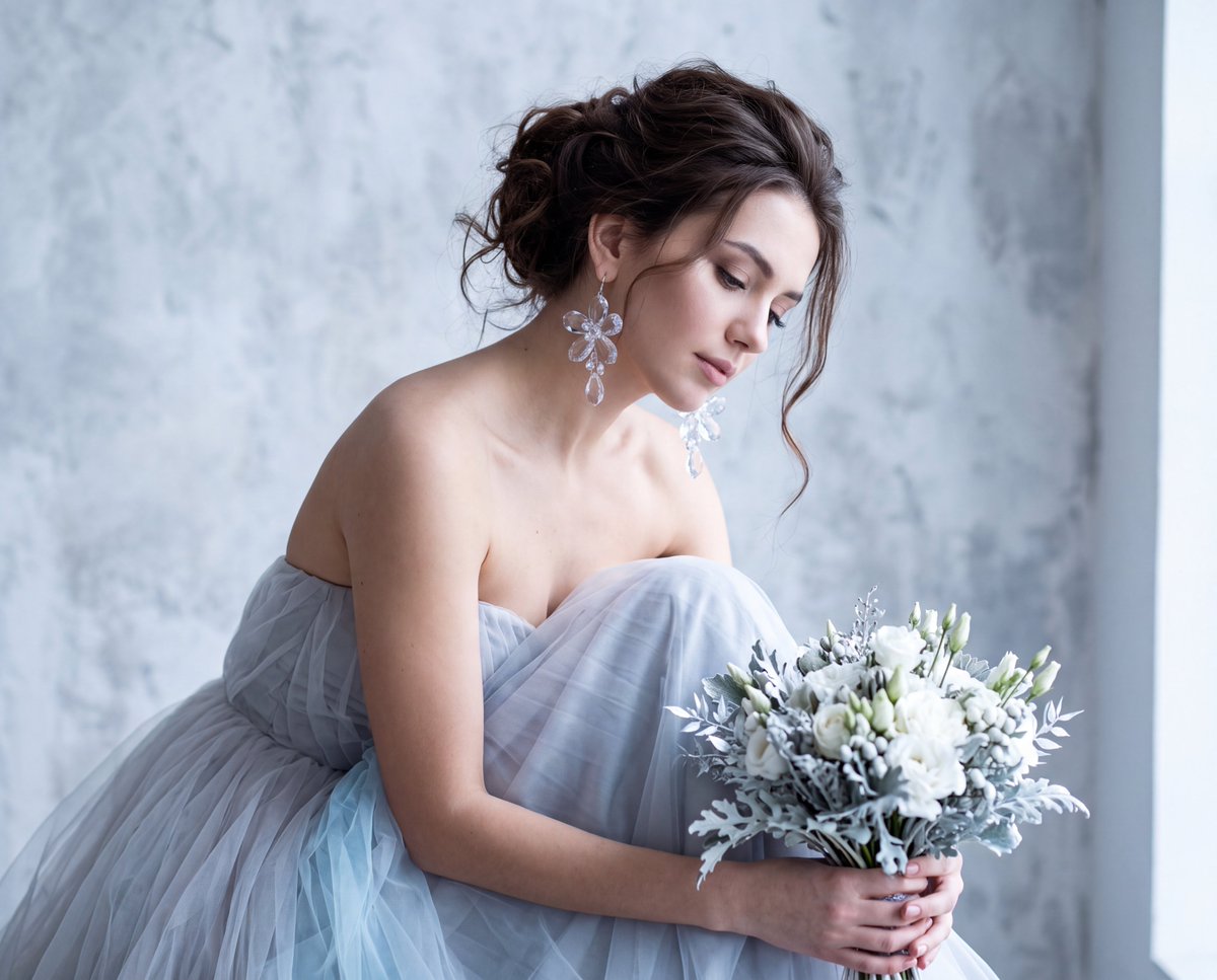 Identity-Preserving Tulle Dress Portrait 2