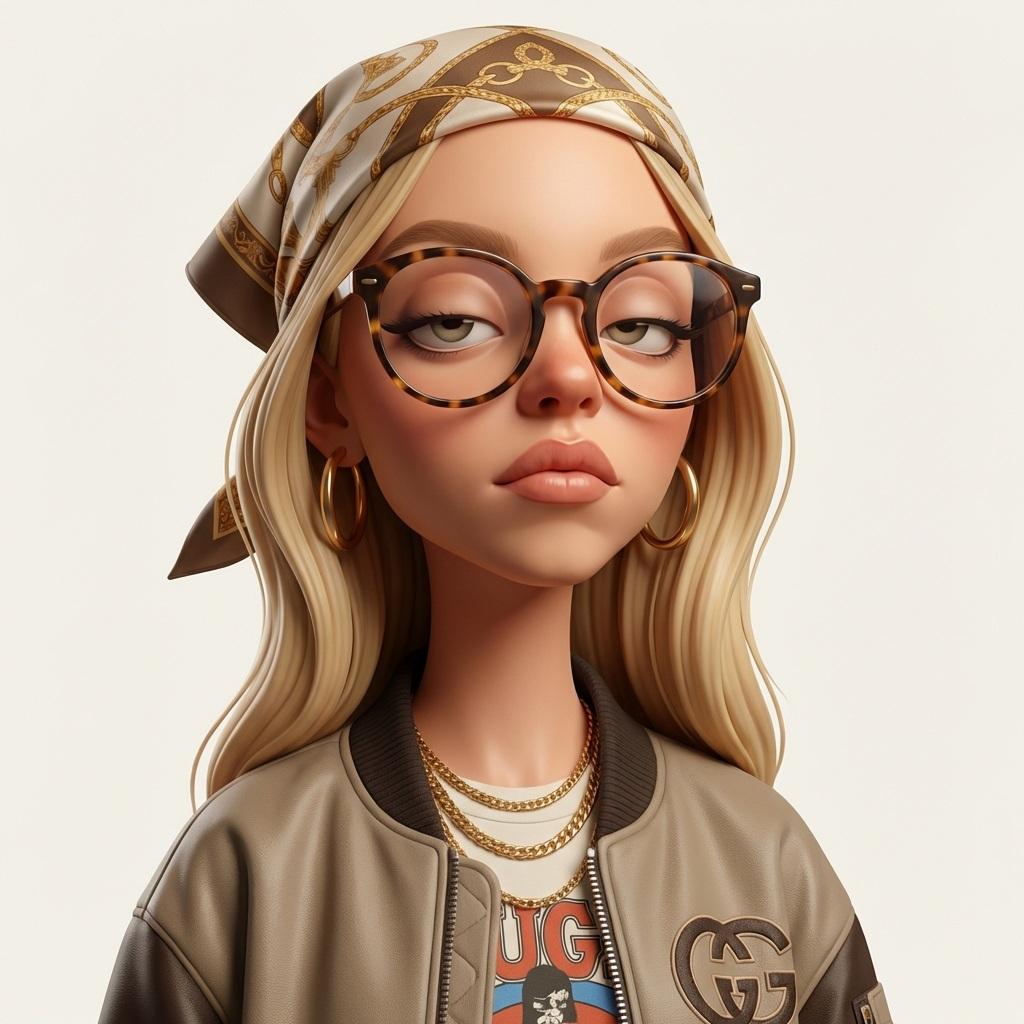 Stylized 3D Caricature Portrait Prompt 4
