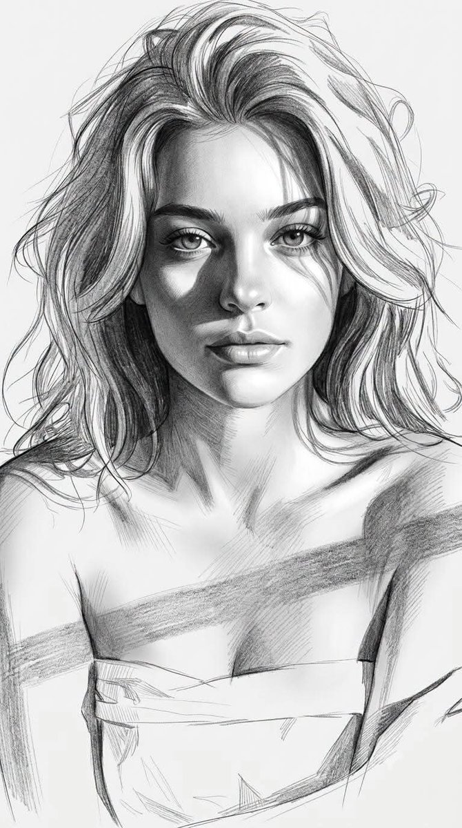 Monochrome Graphite Fine-Art Sketch 2