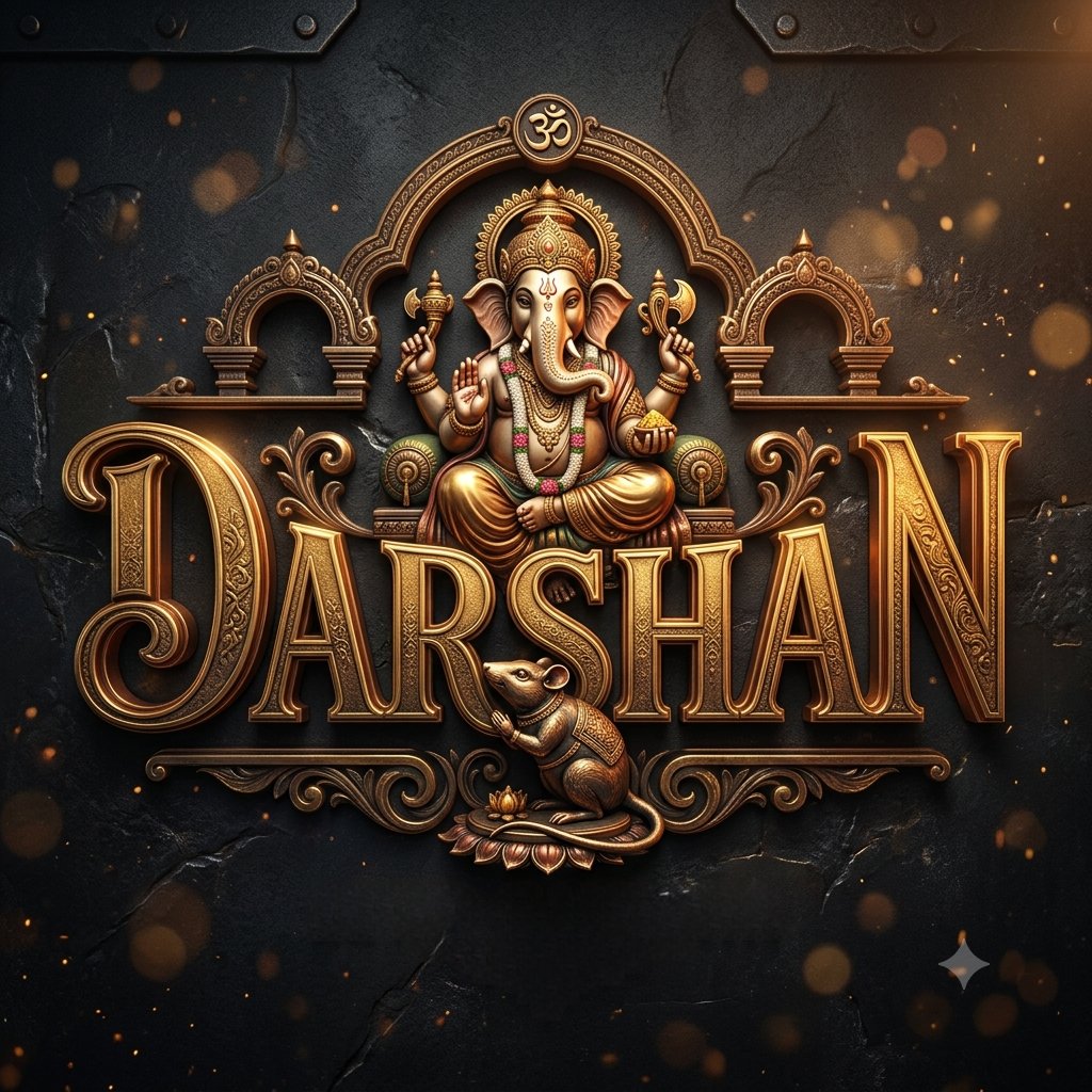 Ganesh Chaturthi 3D Logo 2