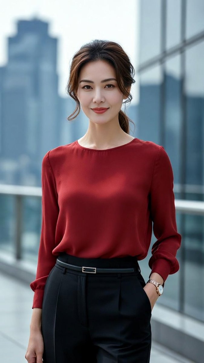 Soft Glam Executive Portrait with Identity Preservation 3