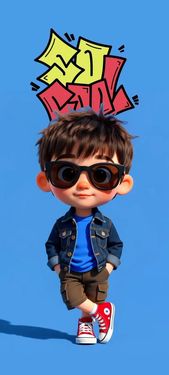3D Cartoon Character: Hip-Hop Boy in Pixar Style 2