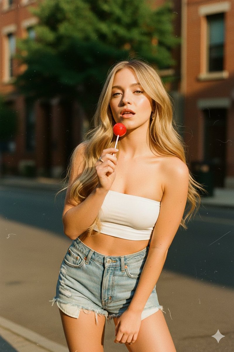 Sydney Sweeney Vintage Film Portrait Prompt 2