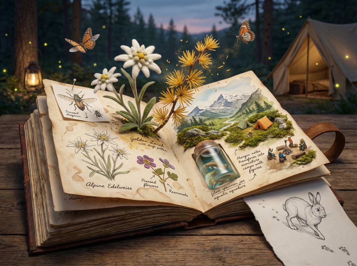 Naturalist Field Journal Ecosystem Scene 1