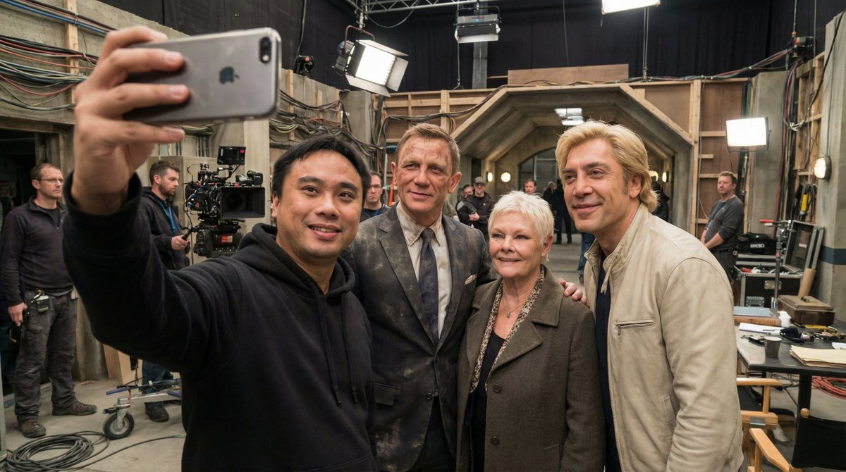 Behind-the-Scenes Movie Selfie with Identity Lock 2