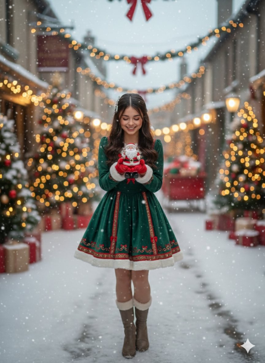 Whimsical Christmas Fantasy Portrait 1