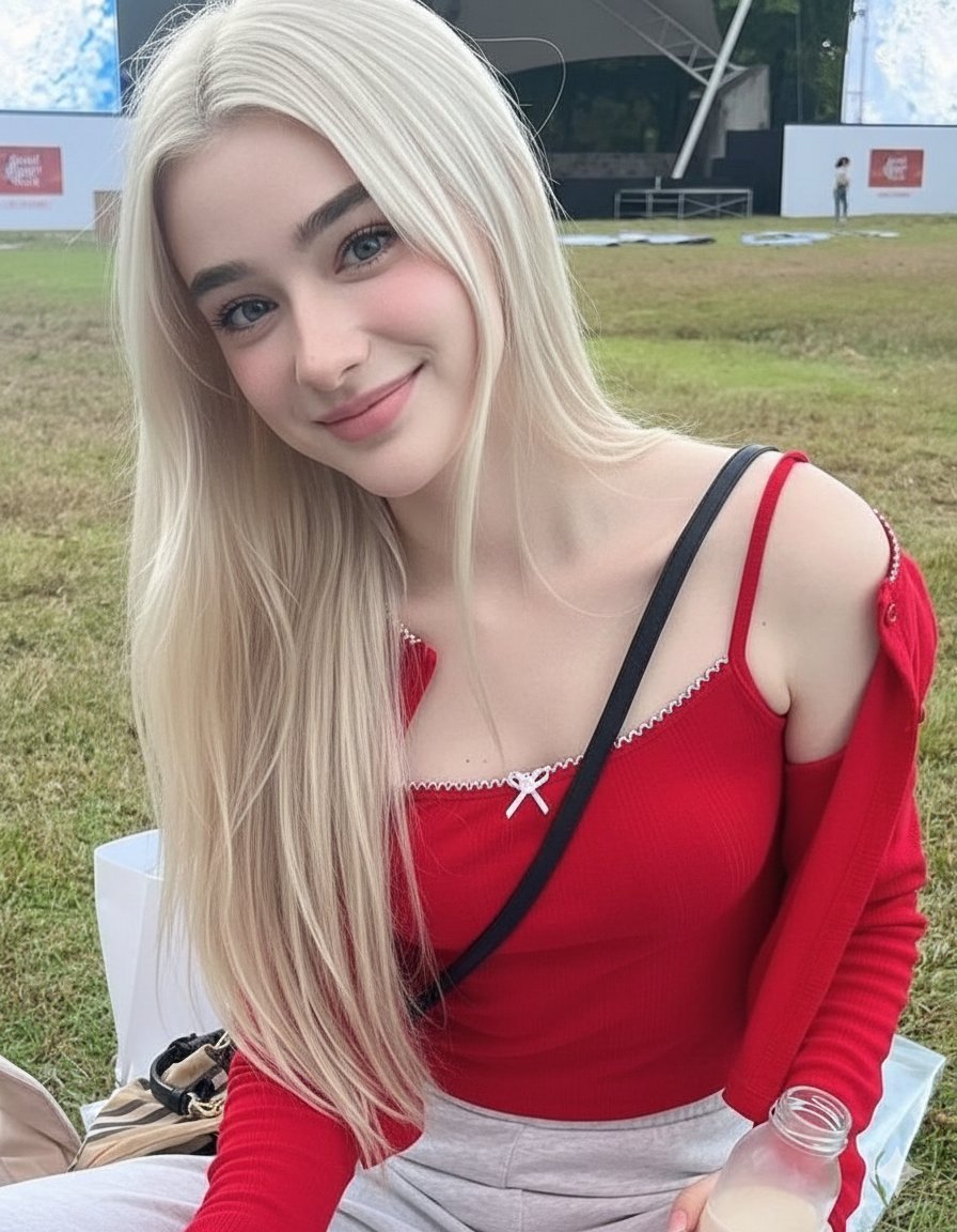 Soft Girl Era Summer Park Portrait 1