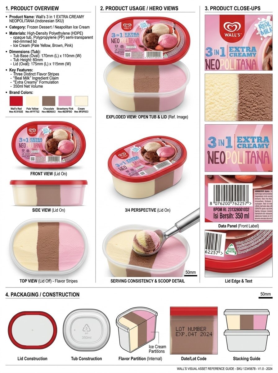Infographic / Edu Visual - Product Reference Sheet Workflow