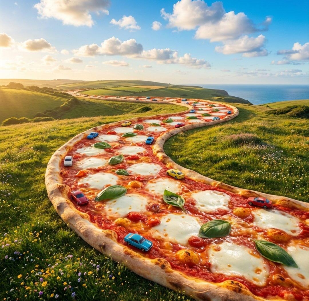 Surreal Pizza Landscapes and Cyberpunk Cars 3