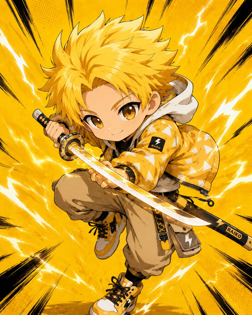Chibi Anime Poster Illustration 2