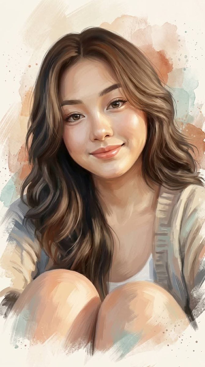 Editorial Digital Portrait Painting 4