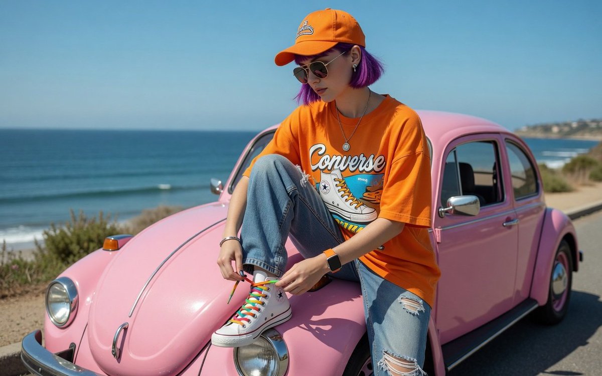 90s Coastal Roadside Street Style 1