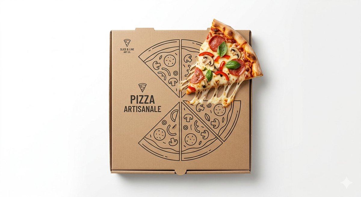 Minimalist Food Illustration and Photorealism Blend 2