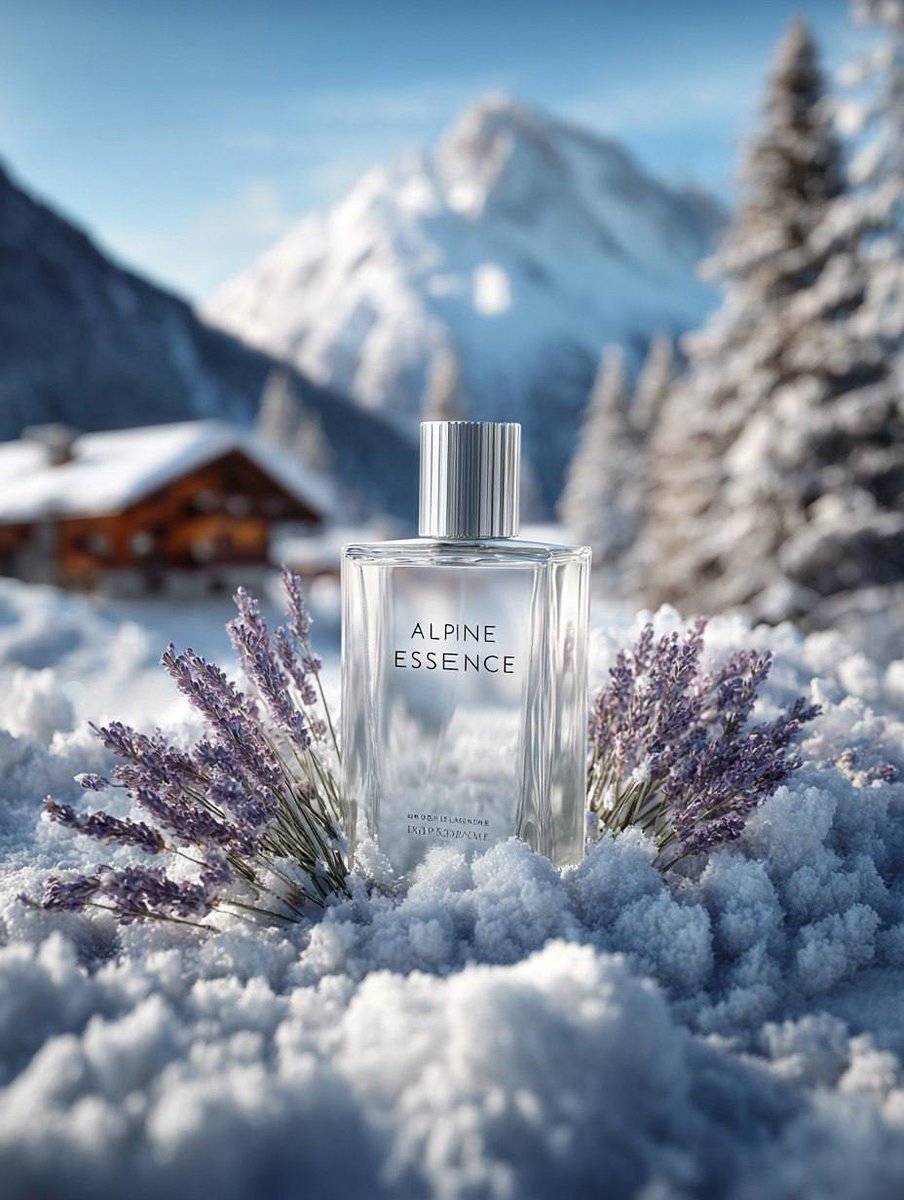 Premium Winter Product Photography in Alpine Setting 3