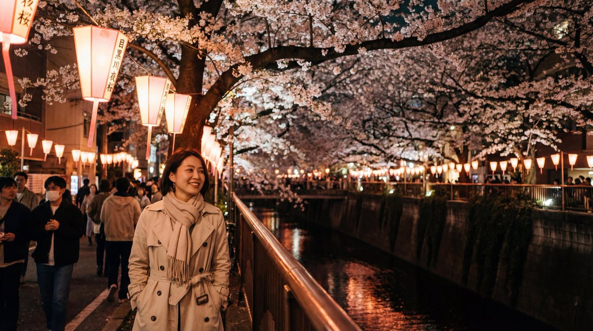Cherry Blossoms in Nakameguro 2
