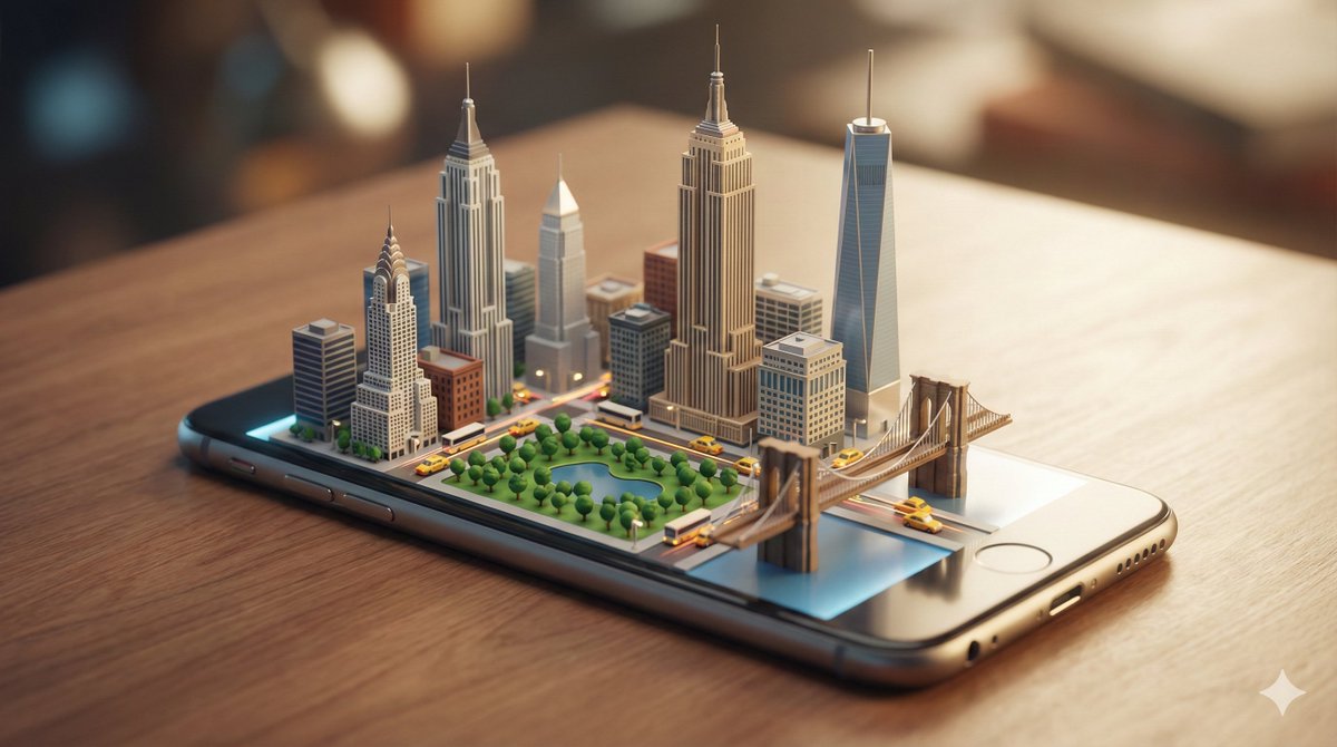 Object-Based Miniature City Diorama Prompt 3