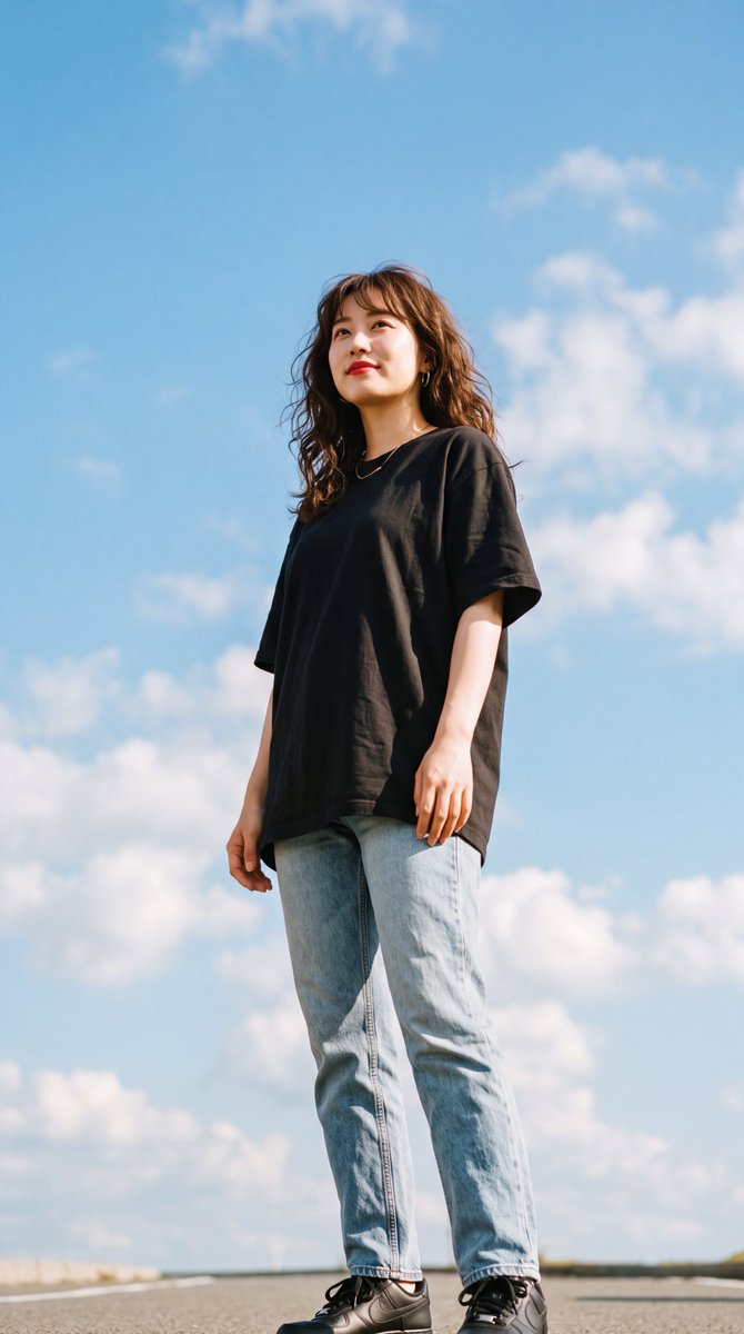Low Angle Fashion Portrait 3