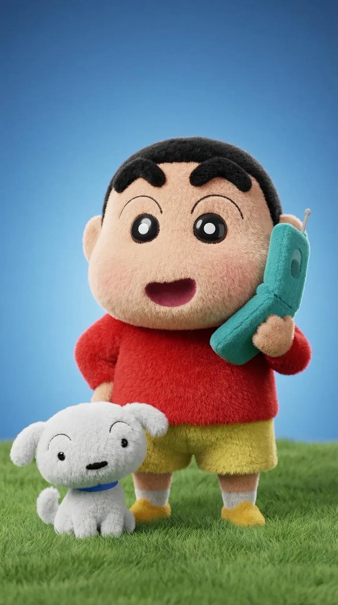 Ultra-Detailed 3D Plush Cartoon Character Rendering 4